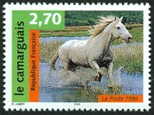 Image du timbre Le cheval de Camargue