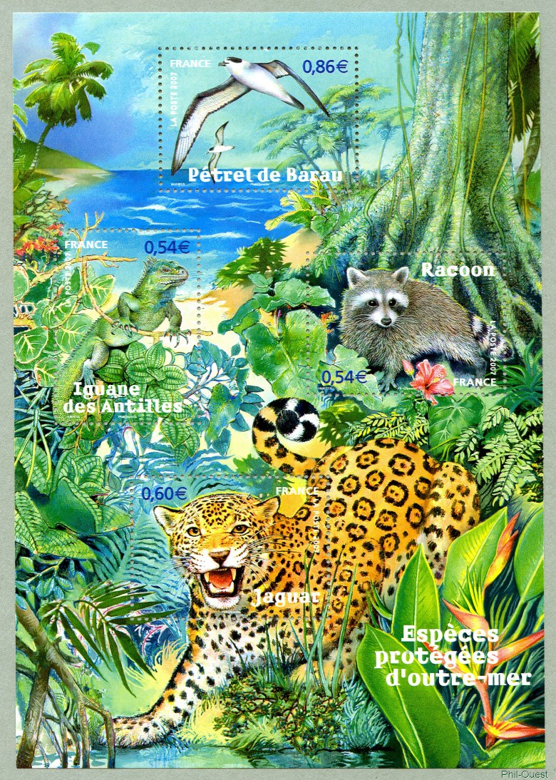Image du timbre Espèces protégées d'Outre-Mer