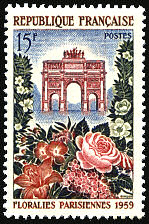 Image du timbre Floralies parisiennes 1959