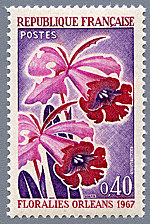 Image du timbre Les floralies d´Orléans