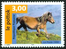 Image du timbre Le Pottok