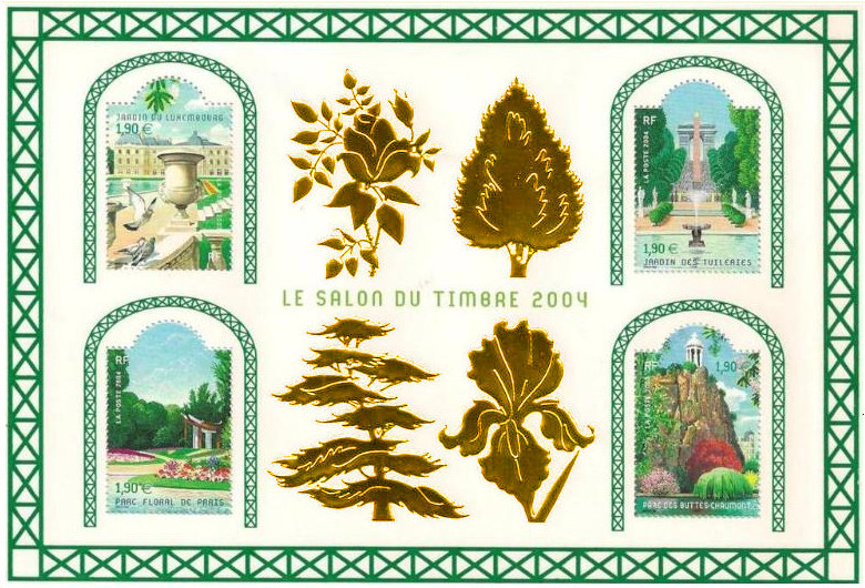 Jardins des Buttes Chaumont, du Luxembourg  et des Tuileries à Paris et Parc Floral de Paris