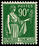 Image du timbre Type Paix 4ème série 90c vert
