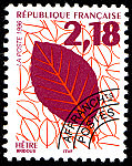 Image du timbre Feuille de hêtre 2 F 18