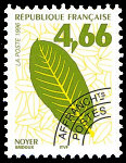 Image du timbre Feuille de noyer 4 F 66