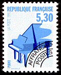 Image du timbre Le piano 5 F 30