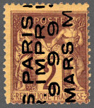 Image du timbre Première période - Surcharge sur 4 lignes
-
Type Sage 2c brun-rouge