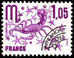 Image du timbre ♏ Scorpion ♏