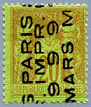 Image du timbre Première période - Surcharge sur 4 lignes
-
Type Sage 20c brique sur vert