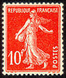 Semeuse 10 F rouge<BR>Exposition philatélique de Strasbourg 1927