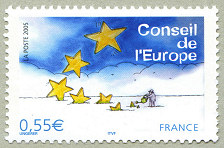 Image du timbre Jardinier semant des étoiles