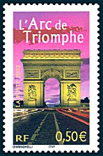 Image du timbre L´Arc de Triomphe de Paris