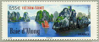 Image du timbre Baie d'Along