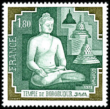 Image du timbre Temple de Borobudur - Java