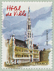 Image du timbre Hôtel de ville