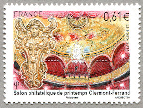 Image du timbre Salon philatélique de printemps- Clermont-Ferrand