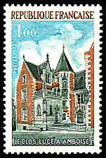 Image du timbre Le Clos-Lucé à Amboise