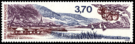 Image du timbre Côtes de Meuse