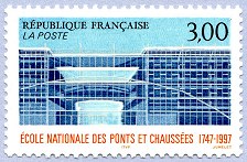 Image du timbre École Nationale des Ponts et Chaussées