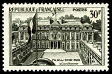 Palais de l´Elysée - Paris<BR>vert foncé 30F