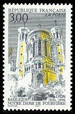 LYON - Basilique Notre-Dame de Fourvière<BR>1896 -  1996