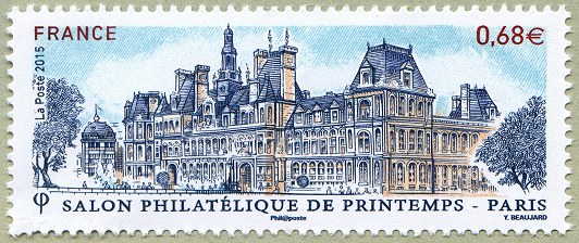 Image du timbre L'Hôtel de Ville de Paris