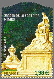 Nîmes Jardins de la Fontaine <br />La nymphe de la source