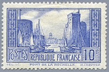 Image du timbre Le port de la Rochelle type I