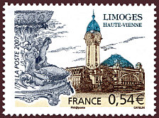 Image du timbre Limoges - Haute-Vienne