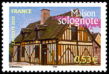 Image du timbre Maison solognote