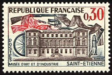Image du timbre Musée d'Art et d'Industrie de Saint-Etienne