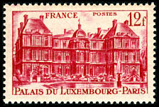 Palais du Luxembourg<BR>12 F rouge carminé