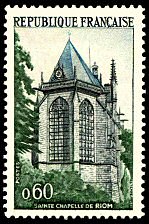 Image du timbre Sainte chapelle de Riom 