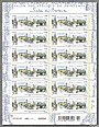 Le feuillet de 2024 de 12 timbres  deSalon-de-Provence