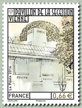 Image du timbre Pavillon de la Sécession