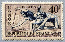 Image du timbre Canoë