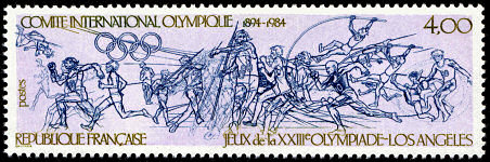 Image du timbre Comité International Olympique 1894-1984