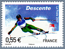 Image du timbre Descente