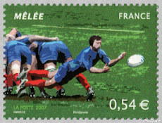 Image du timbre La mélée